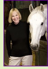 Sandra Gulland and horse