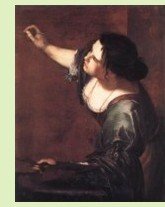 Artemisia Gentileschi, self-portrait