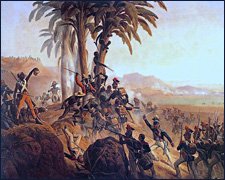 Battle on Santo Domingo by January Suchodolski 