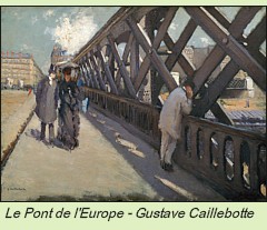 Le Pont de l'Europe by Gustave Caillebotte