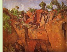 The Quarry at Bibémus by Paul Cézanne