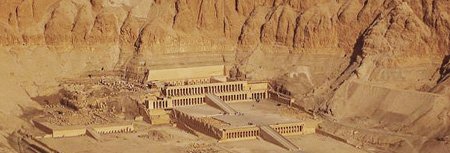 Hatshepsut temple at Deir el-Bahri Hatshepsut temple at Deir el-Bahri