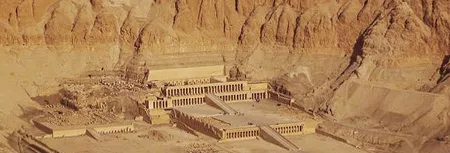 Hatshepsut temple at Deir el-Bahri Hatshepsut temple at Deir el-Bahri