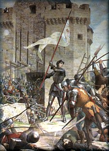 Joan of Arc at Orleans by Jules Eugene Lenepveu