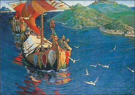 Guests from Overseas by Nicholas Roerich, 1901